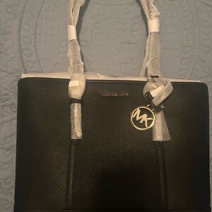 New with tags Michael Kors Black and Gold Tote
